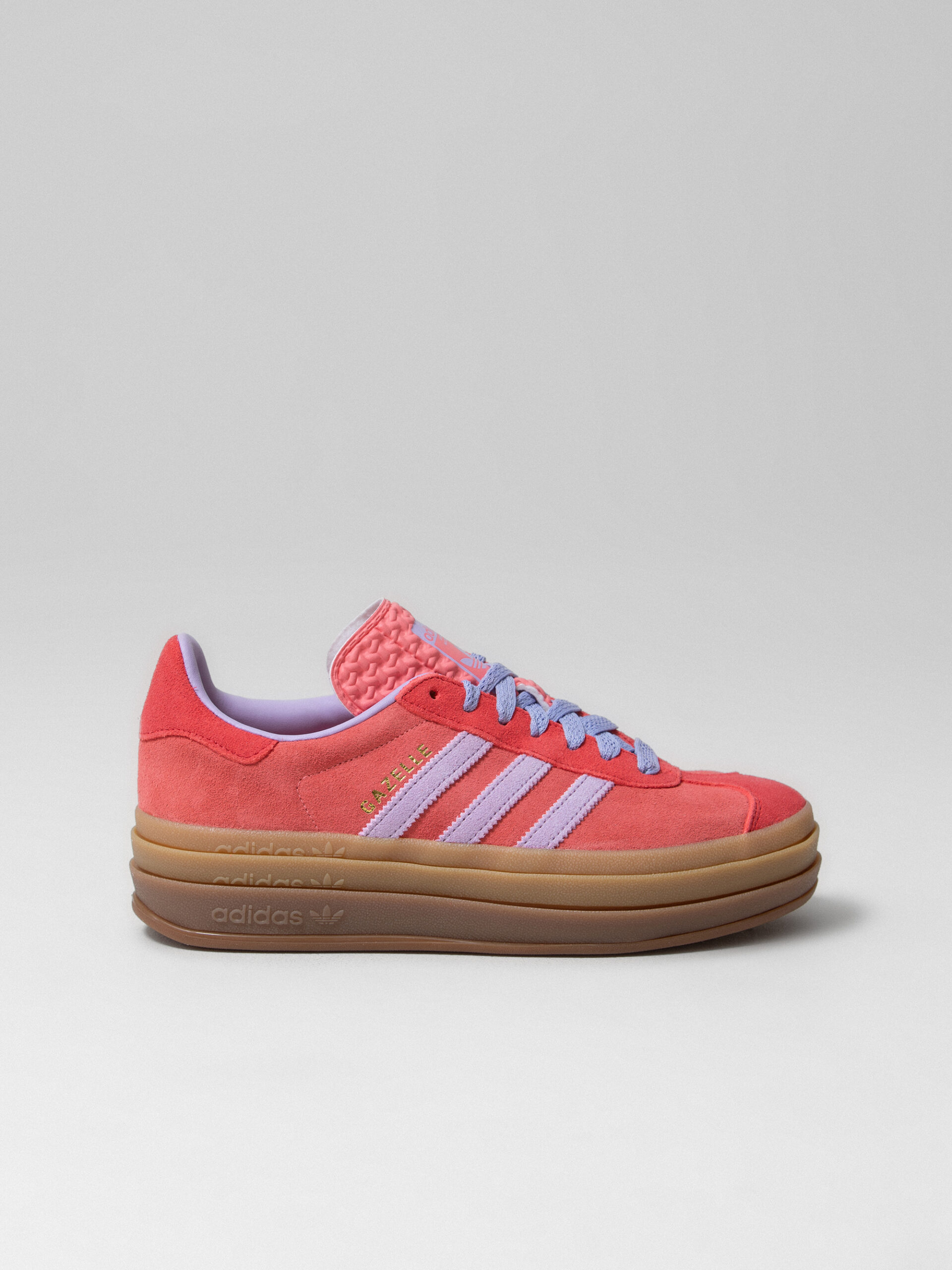 ADIDAS Plateau- Sneaker aus Veloursleder Damen (IH4212 PINK/LILA)