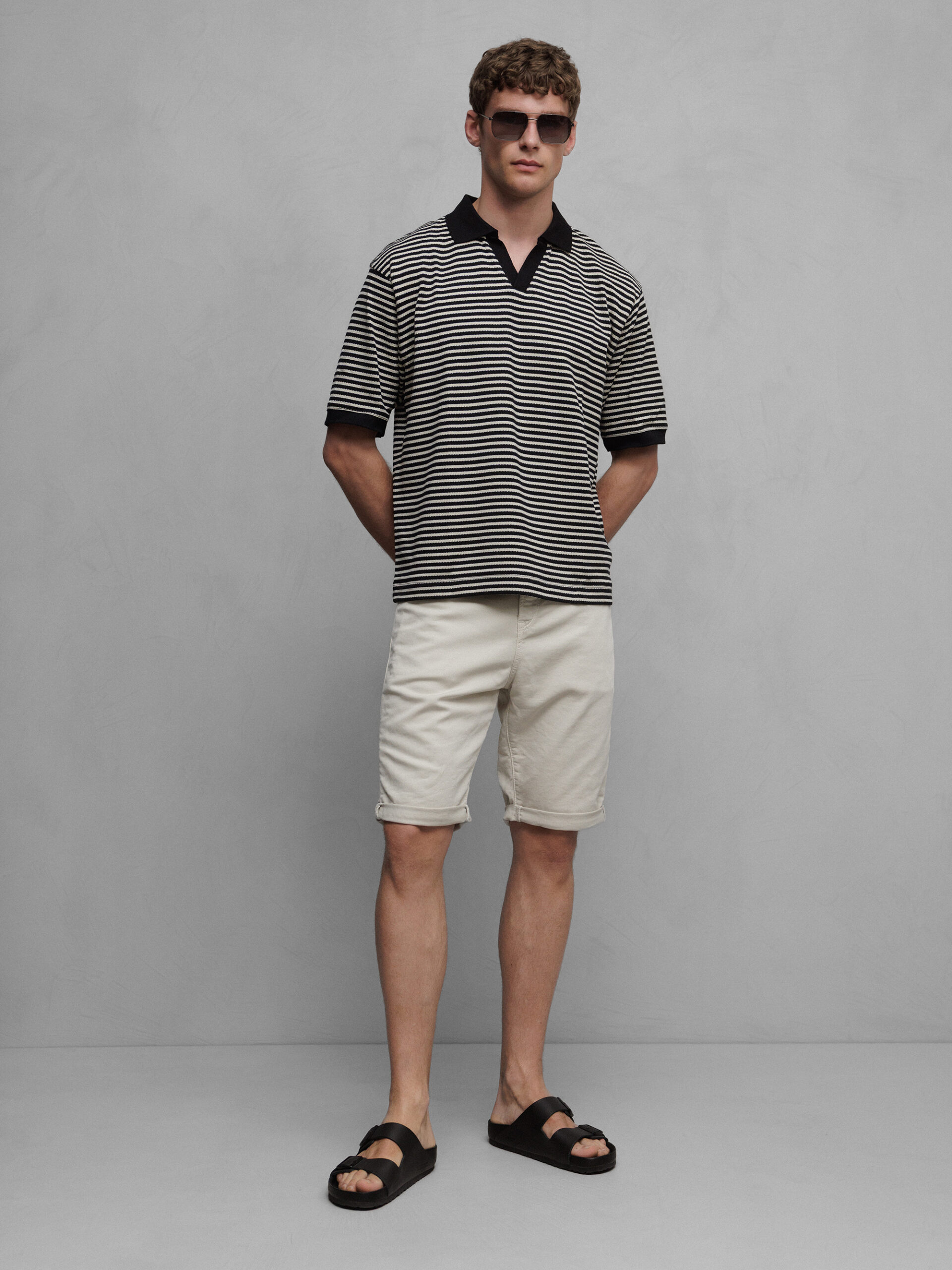 DRYKORN Shirt aus Baumwolle Herren (1000 BLACK STRIPE)