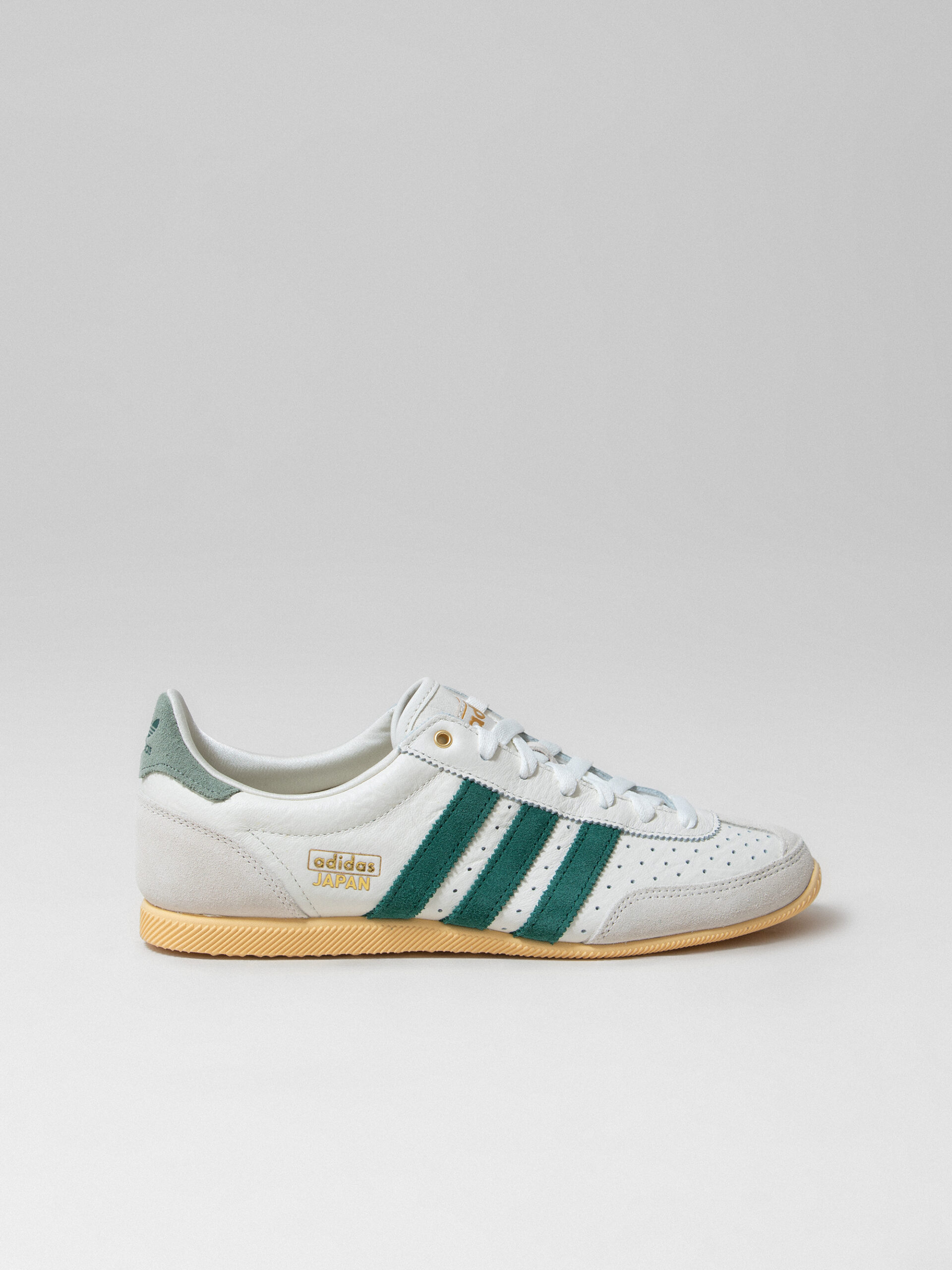ADIDAS Sneaker aus Leder Damen (JI2663 WHITE/GREEN)