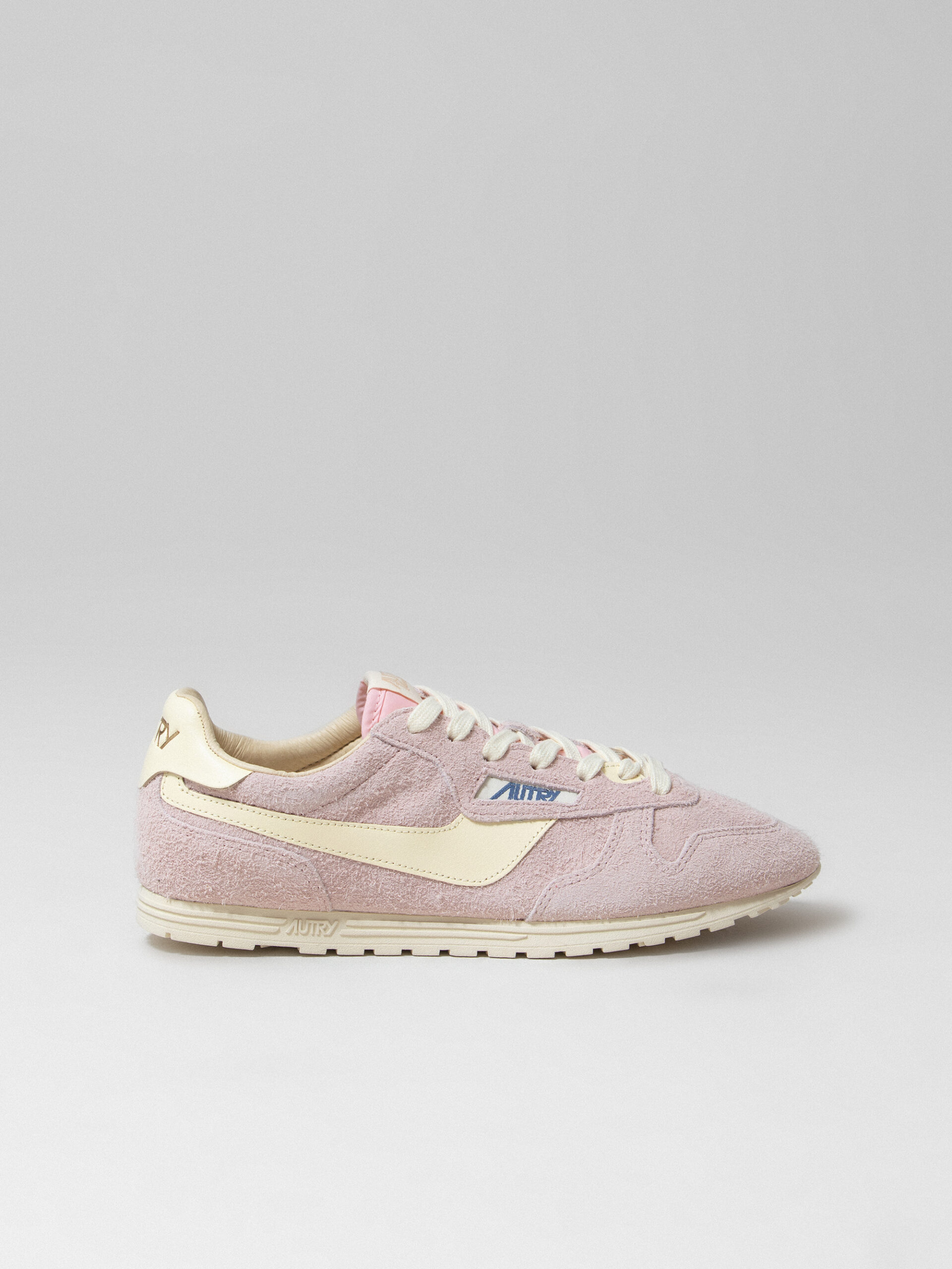 AUTRY Sneaker aus Veloursleder Damen (UB11 WHITE/ROSE)