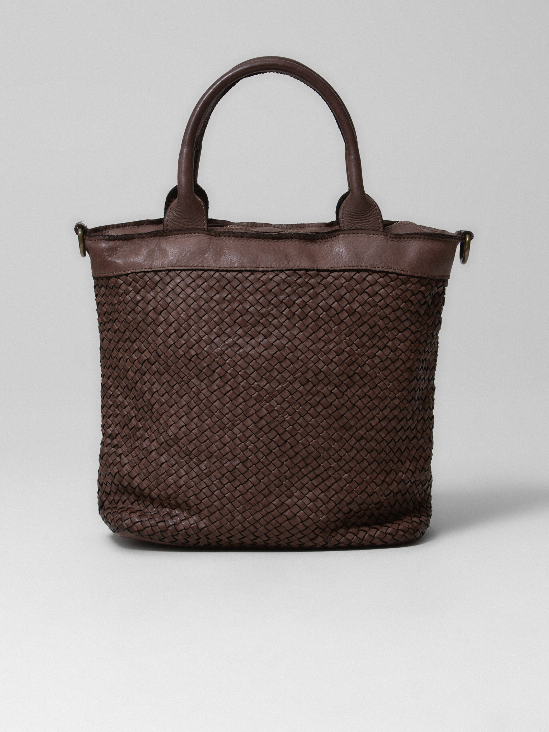 MARLON FIRENZE Handtasche aus Leder Damen (19/4 TAUPE)