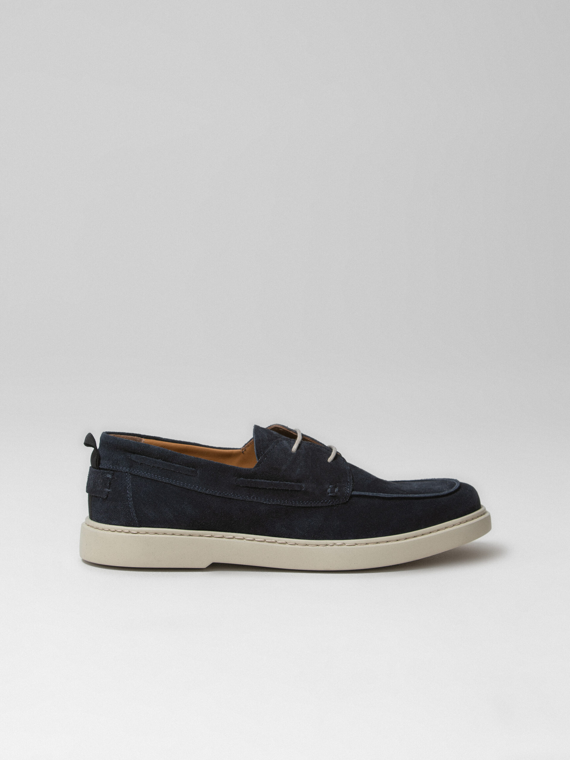 PAWELK ́S Schnürschuhe aus Veloursleder Herren (BLUE)