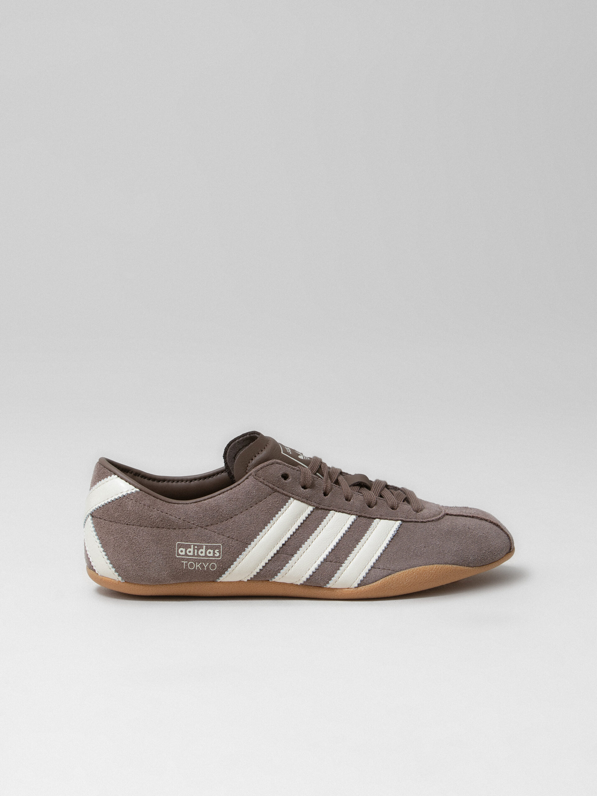 ADIDAS Sneaker aus Veloursleder Damen (KI3584 BROWN/WHITE)