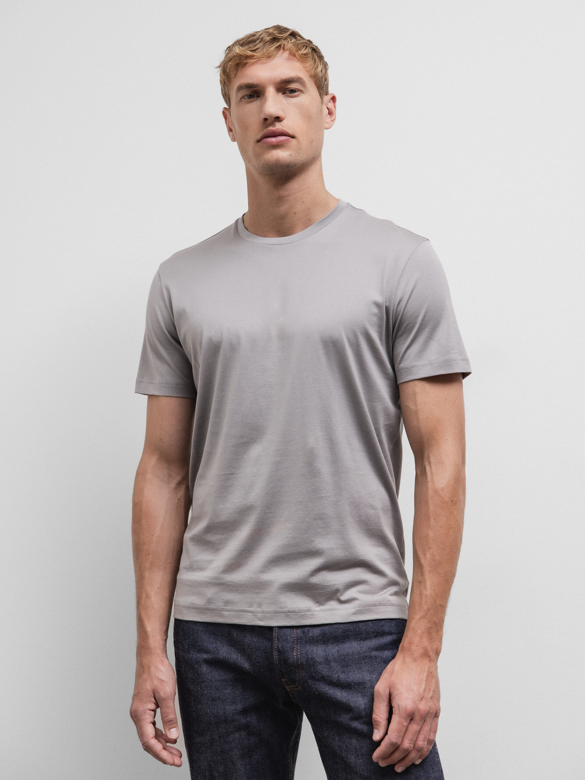 STEFAN BRANDT T-Shirt aus Baumwolle Herren (00400 PLATA)