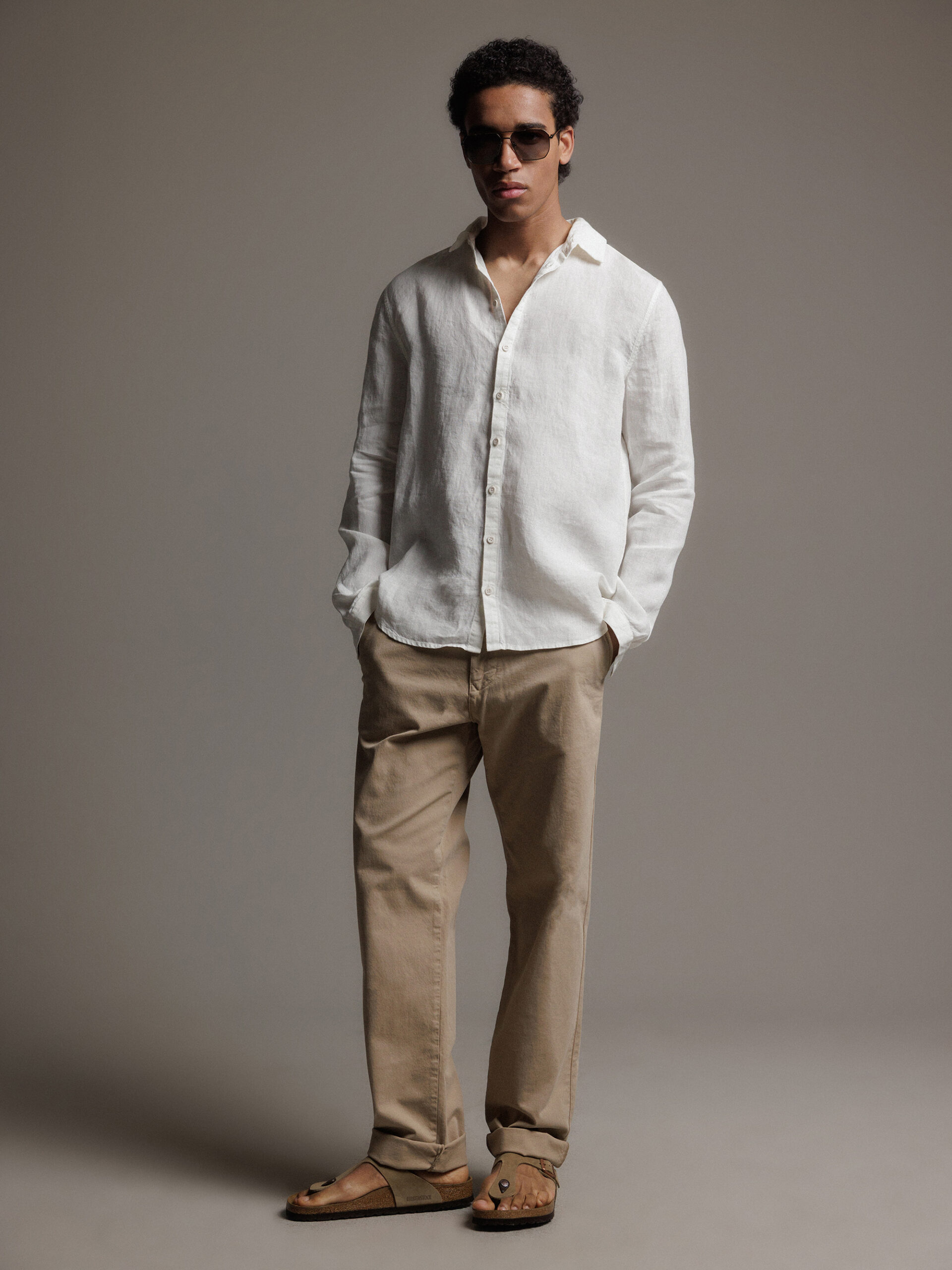 NN07 Hose aus Baumwolle Herren (119 BEIGE)