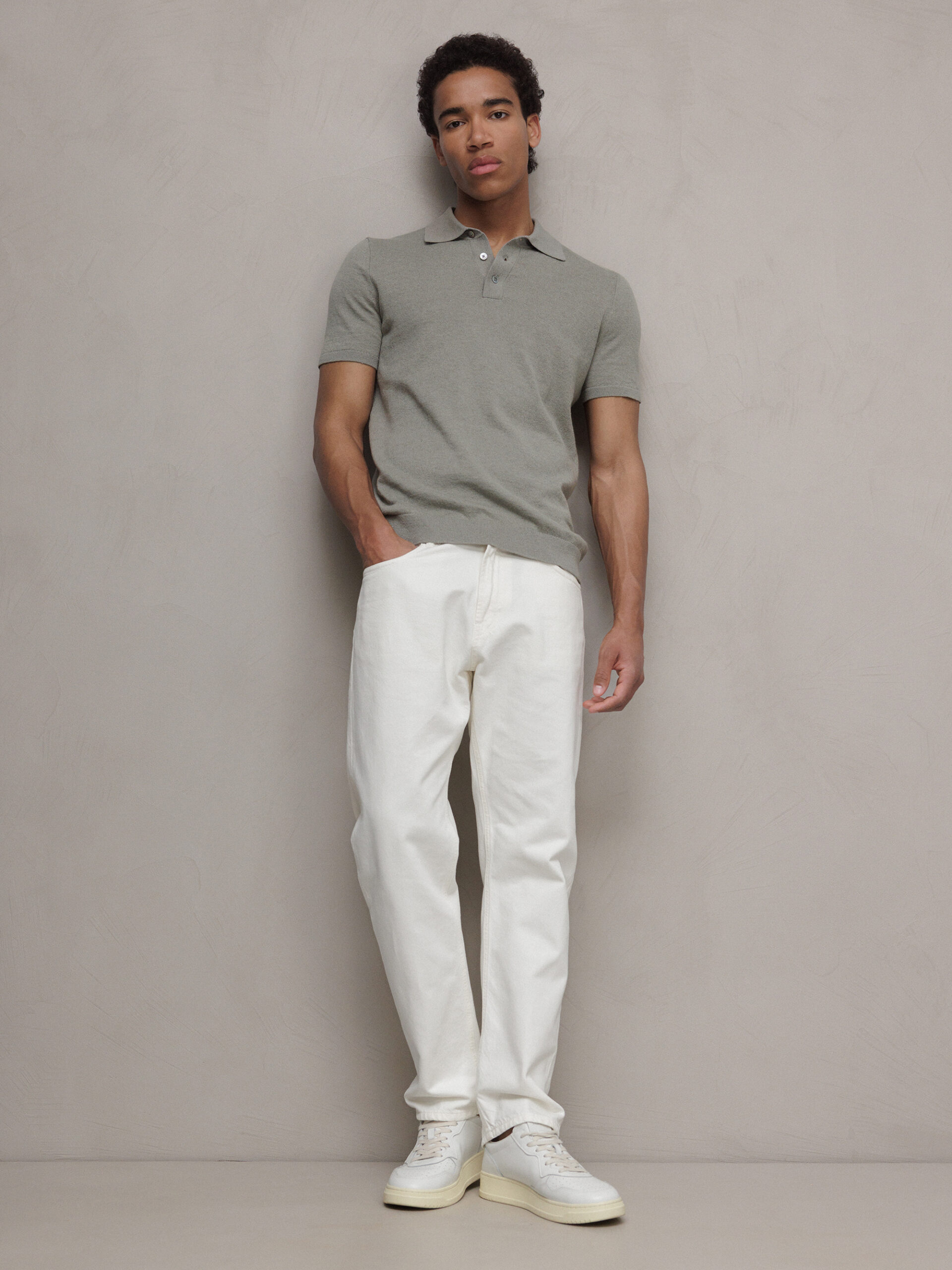 GRIFONI Straight Leg Jeans Herren (NATURALE)