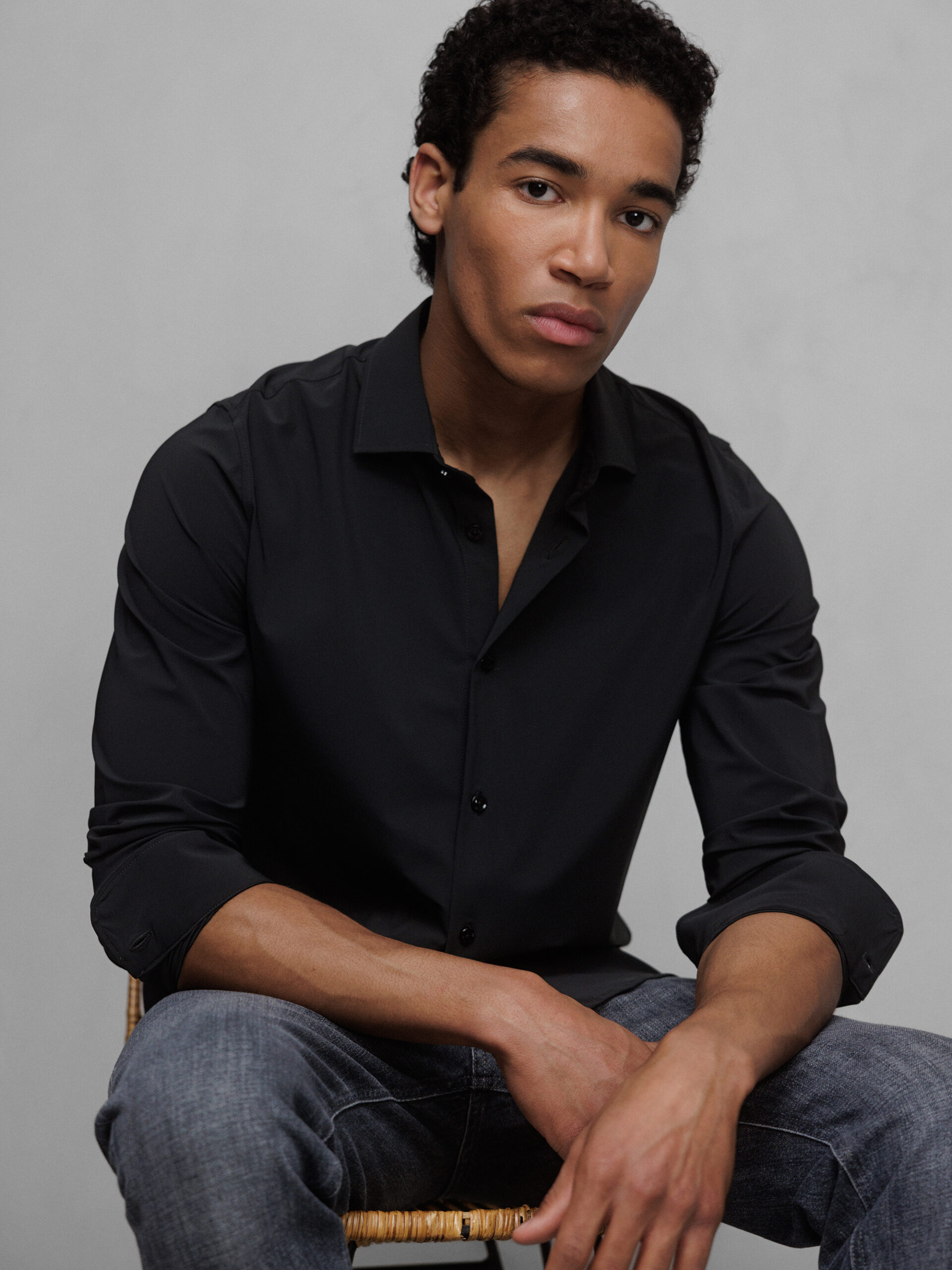CRUNA Hemd Herren (900 NERO)