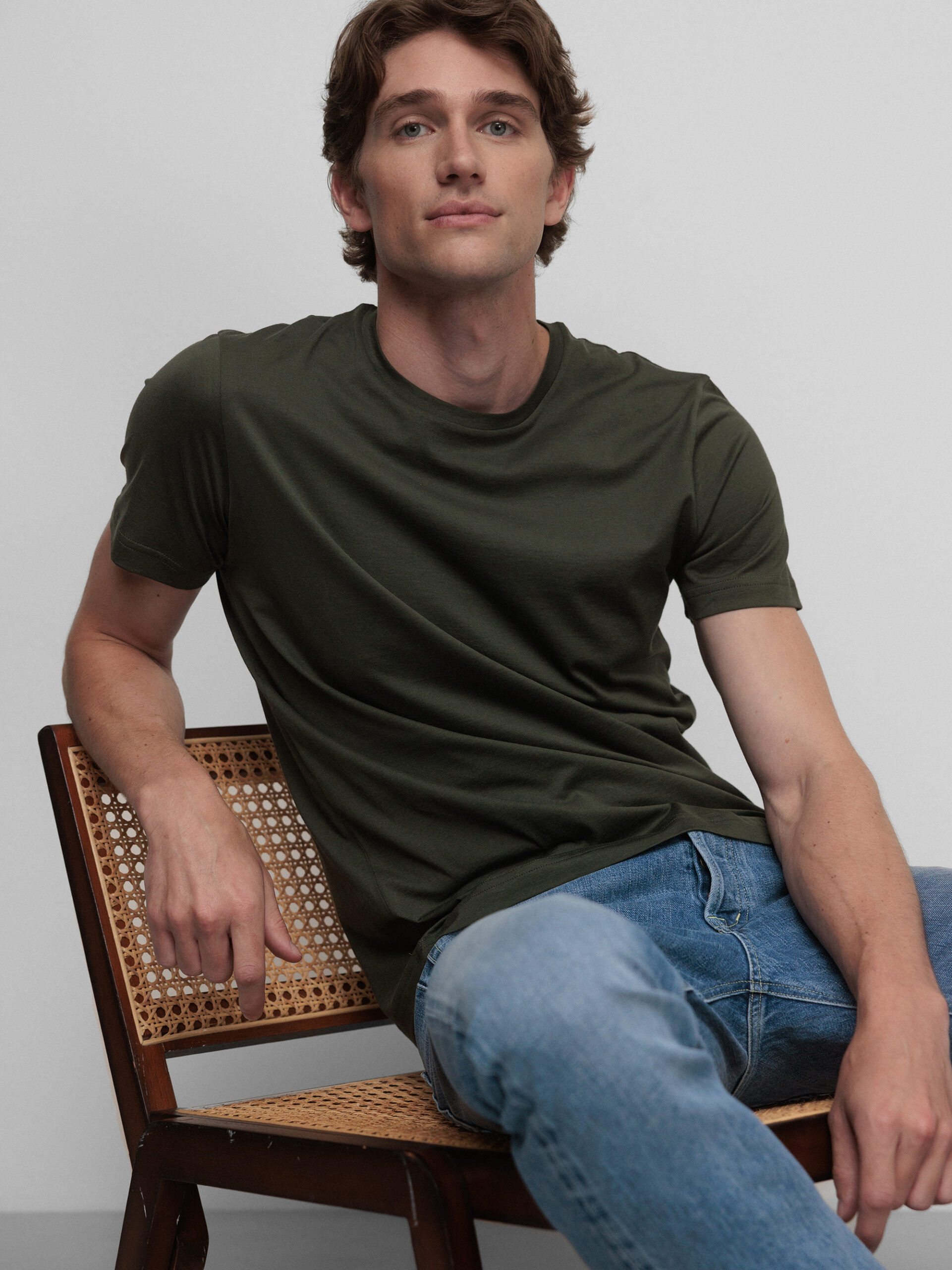 STEFAN BRANDT T-Shirt aus Baumwolle Herren (10850 LIZARD)